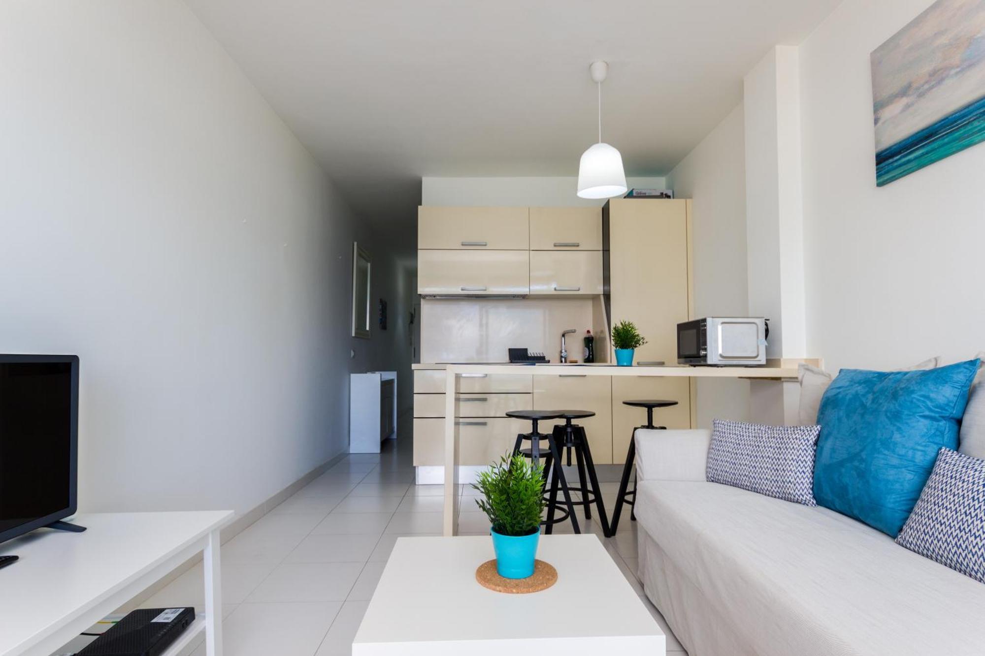 Blue Vista Apartment لاس بالماس دي غران كاناريا المظهر الخارجي الصورة